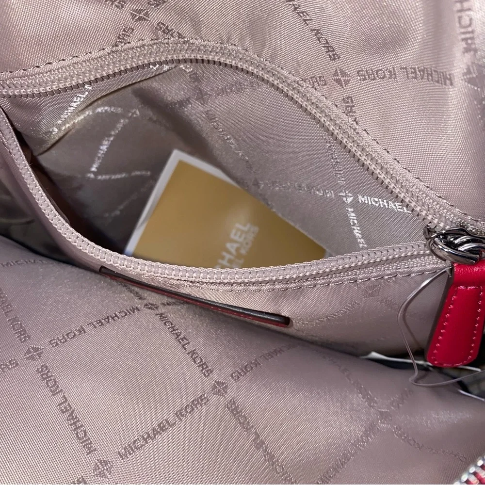 MK 🩷 Michael Kors Backpack NWT raspberry - Picture 11 of 16